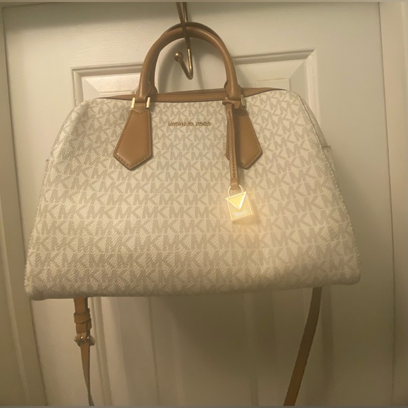 EUC Michael Kors Grayson Conv Large Satchel Crossbody Bag - Picture 2 of 16